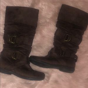 ⛄️Brown Suede Boots